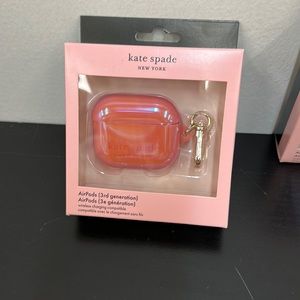 Kate spade AirPods case 3rd gen grapefruit pink